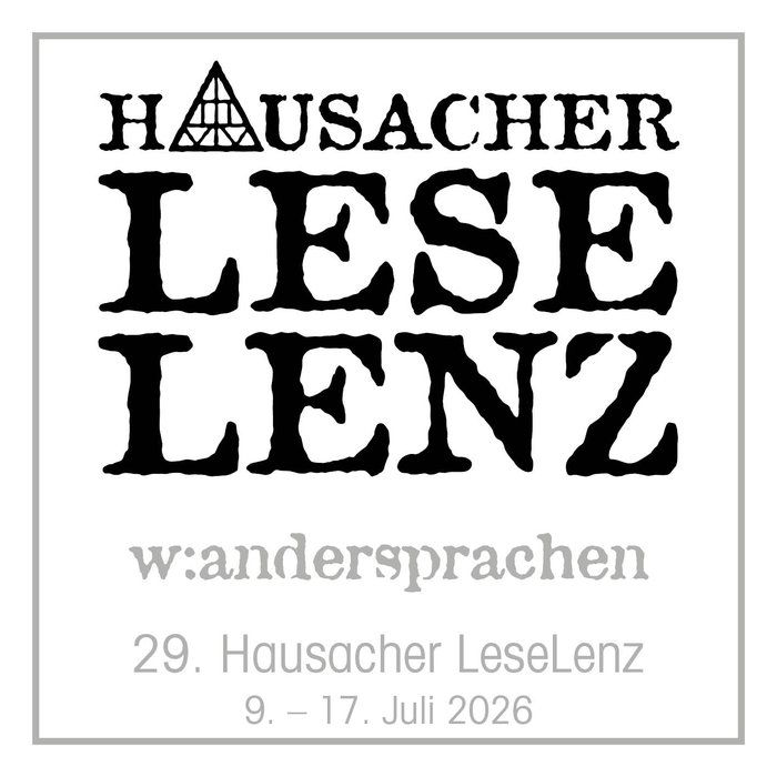Logo 29. Hausacher LeseLenz 2026 – w:andersprachen